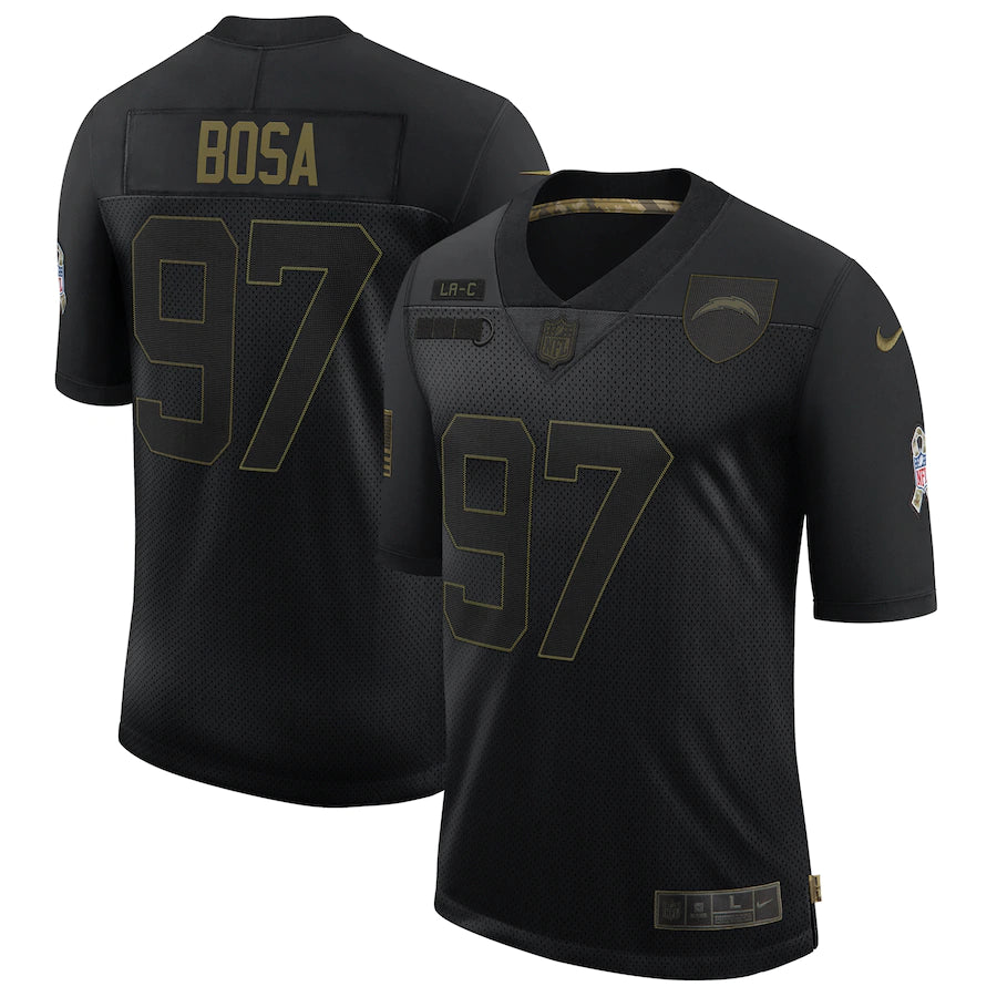 Joey Bosa Los Angeles Chargers black Salute To Service jersey