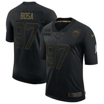 Joey Bosa Los Angeles Chargers black Salute To Service jersey
