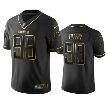 Jerry Tillery Los Angeles Chargers black jersey