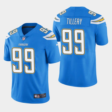 Jerry Tillery Los Angeles Chargers blue jersey