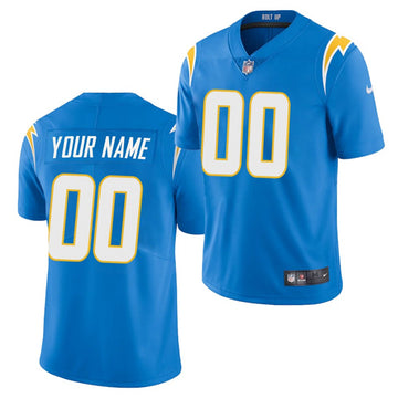 Custom Los Angeles Chargers blue jersey