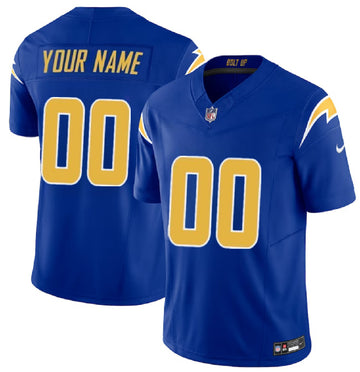 Custom Los Angeles Chargers royal FUSE jersey
