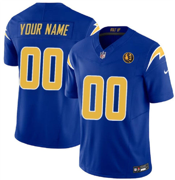 Custom Los Angeles Chargers royal FUSE jersey
