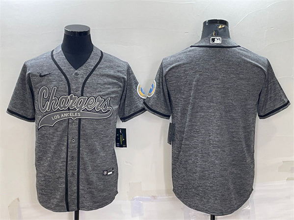 Custom Los Angeles Chargers gray jersey