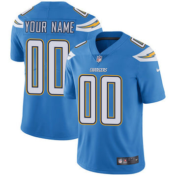 Custom Los Angeles Chargers blue jersey