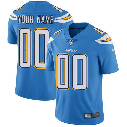 Custom Los Angeles Chargers blue jersey