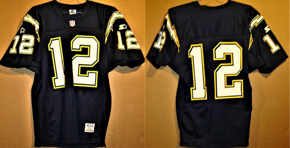 Custom Los Angeles Chargers navy jersey