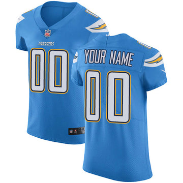 Los Angeles Chargers blue Elite jersey
