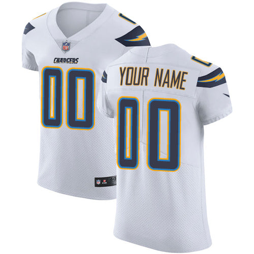 Los Angeles Chargers white Elite jersey