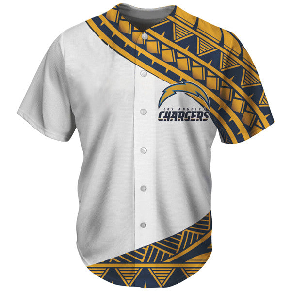 Los Angeles Chargers white-yellow jersey