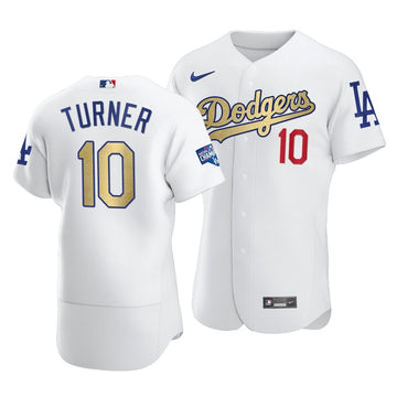 Justin Turner Los Angeles Dodgers white jersey