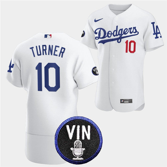 Justin Turner Los Angeles Dodgers white jersey