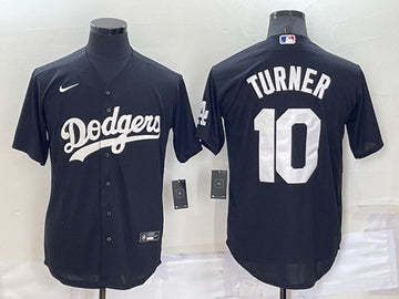 Justin Turner Los Angeles Dodgers black jersey