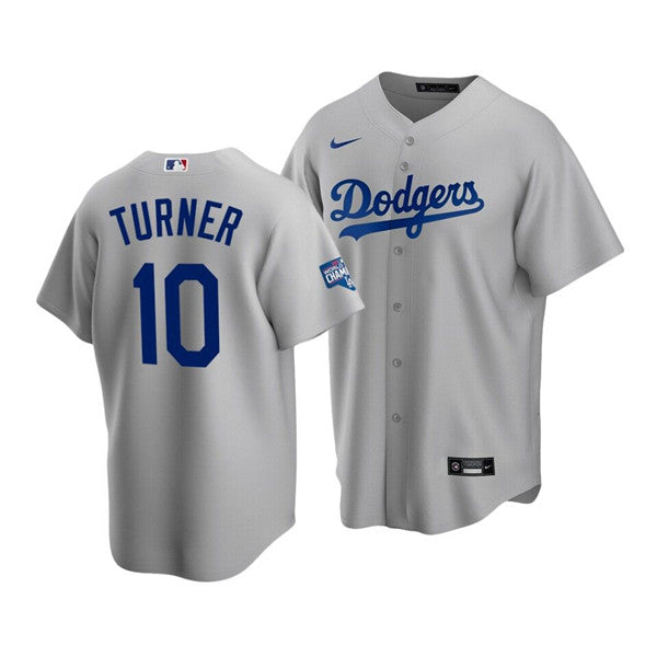 Justin Turner Los Angeles Dodgers grey Home jersey