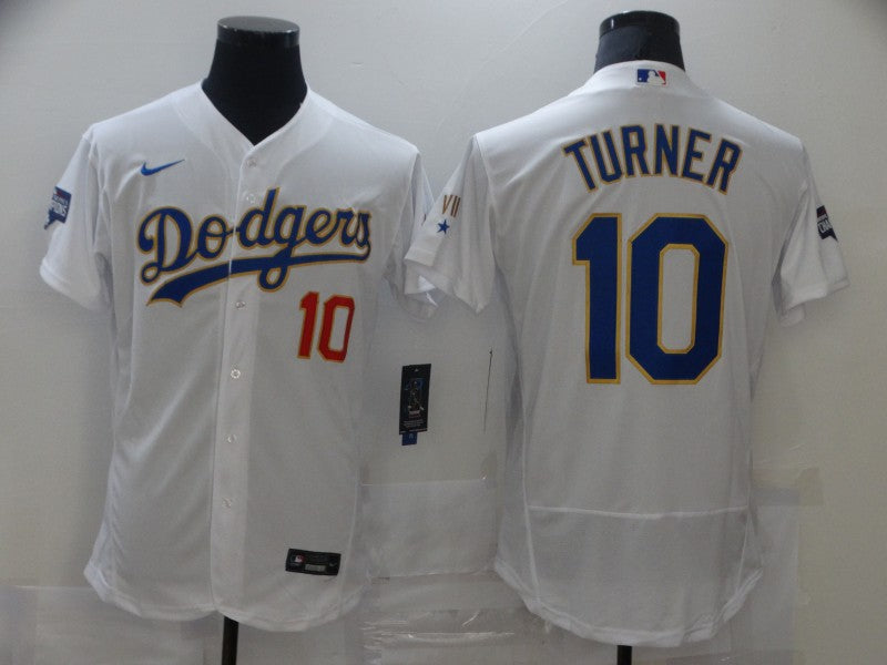 Justin Turner Los Angeles Dodgers white jersey