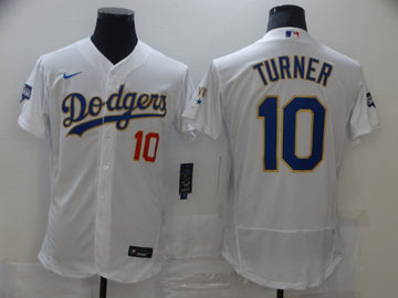 Justin Turner Los Angeles Dodgers white jersey