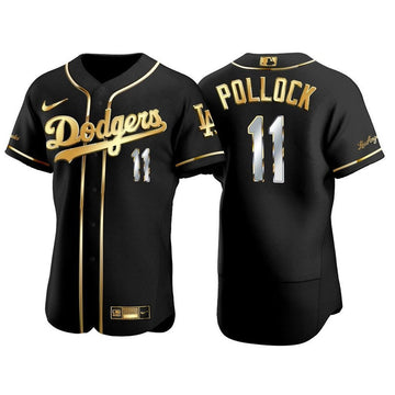 AJ Pollock Los Angeles Dodgers black jersey