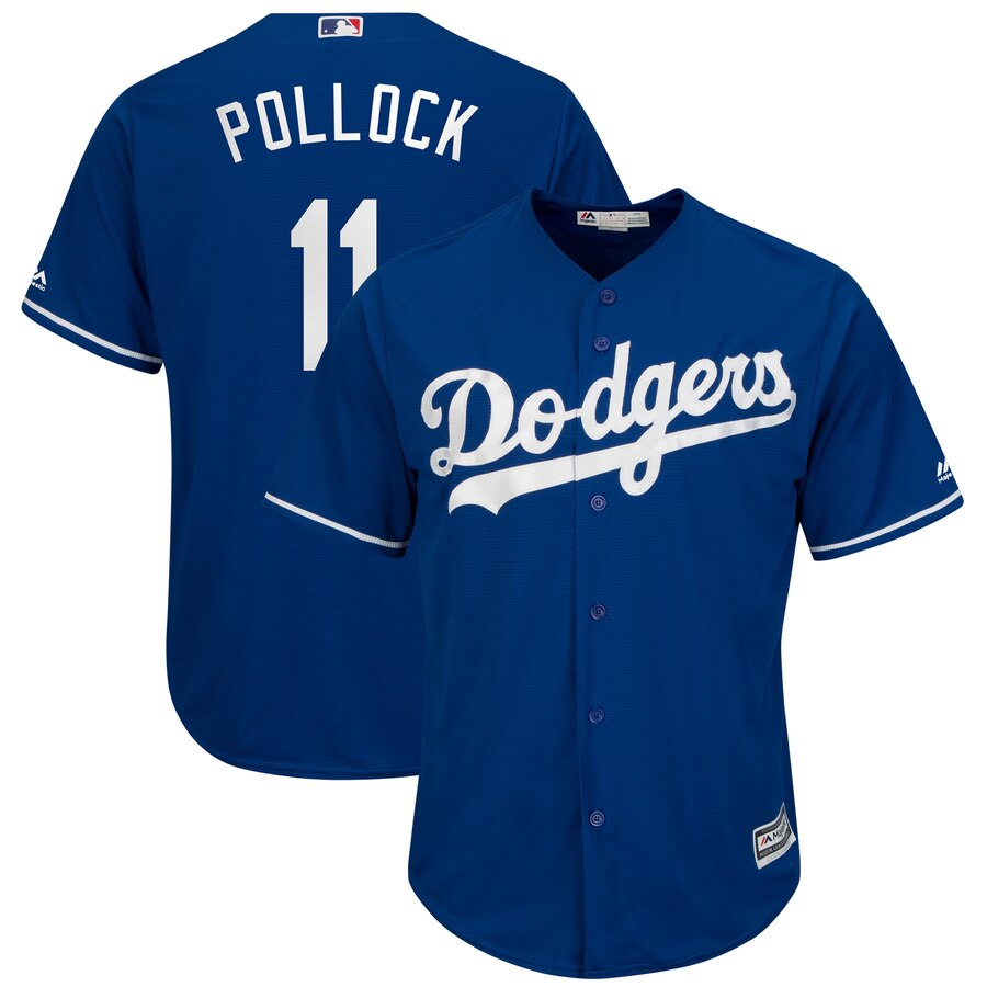 AJ Pollock Los Angeles Dodgers blue jersey