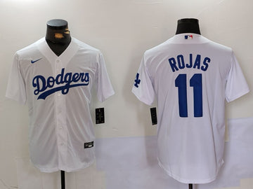 Miguel Rojas Los Angeles Dodgers white jersey