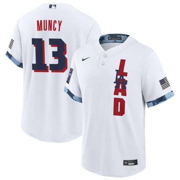 Max Muncy Los Angeles Dodgers white All-Star jersey