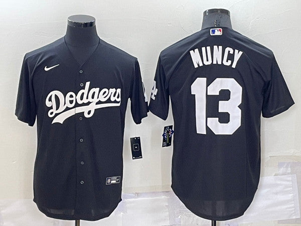 Max Muncy Los Angeles Dodgers black jersey