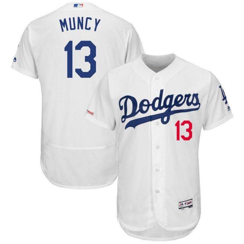 Max Muncy Los Angeles Dodgers white jersey