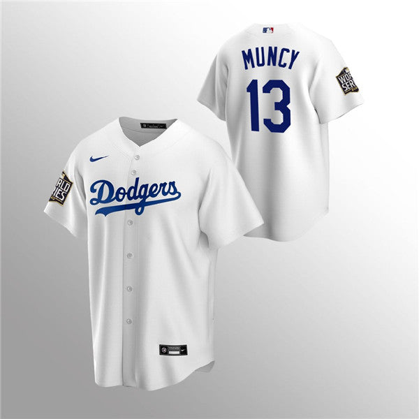 Max Muncy Los Angeles Dodgers white jersey