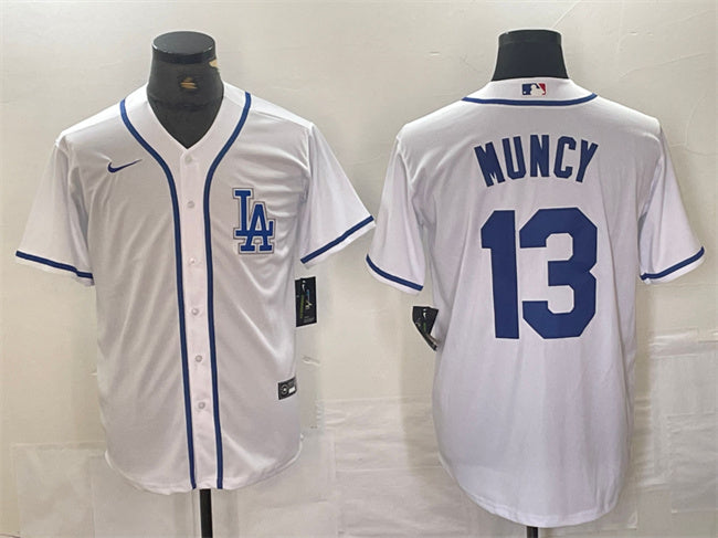Max Muncy Los Angeles Dodgers white jersey