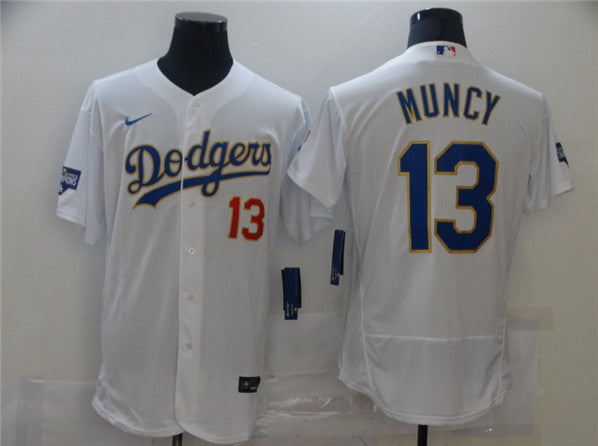 Max Muncy Los Angeles Dodgers white jersey
