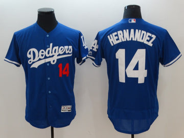 Enrique Hernandez Los Angeles Dodgers blue jersey