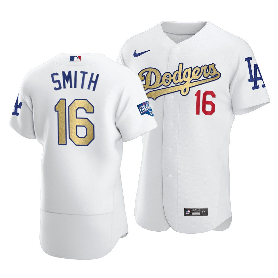 Will Smith Los Angeles Dodgers white jersey