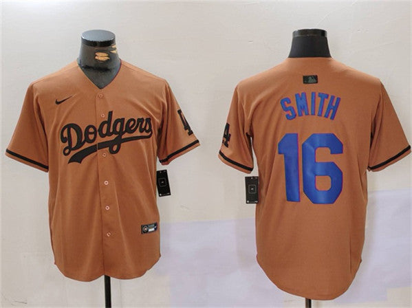 Will Smith Los Angeles Dodgers brown jersey