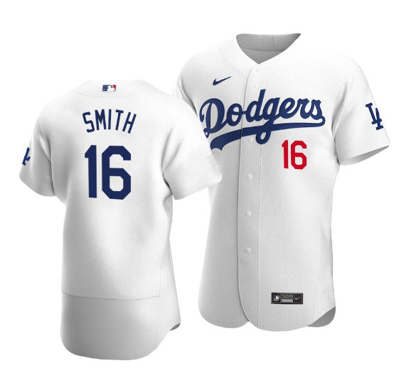 Will Smith Los Angeles Dodgers white jersey