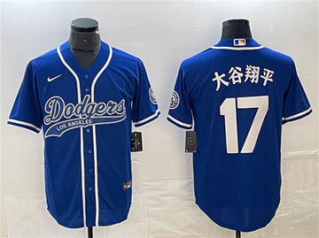 Shohei Ohtani Los Angeles Dodgers blue jersey