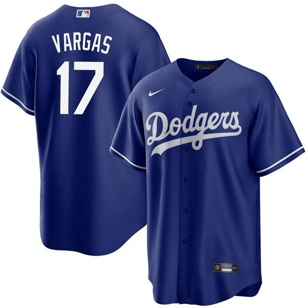 Miguel Vargas Los Angeles Dodgers blue jersey