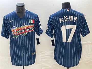 Shohei Ohtani Los Angeles Dodgers navy jersey