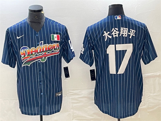 Shohei Ohtani Los Angeles Dodgers navy jersey