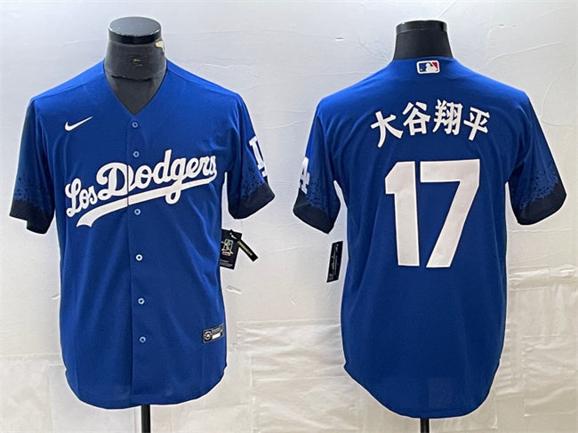 Shohei Ohtani Los Angeles Dodgers royal City Connect jersey