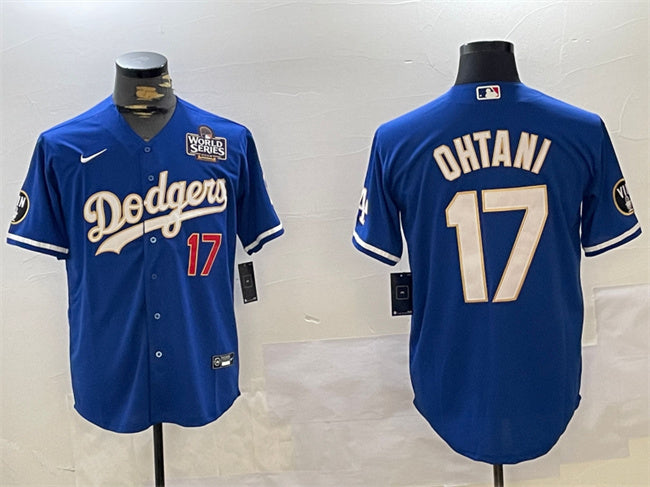 Shohei Ohtani Los Angeles Dodgers blue jersey