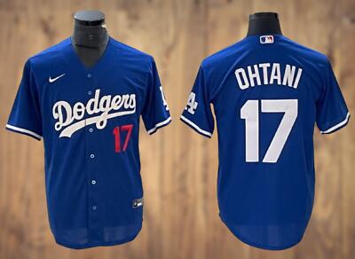 Shohei Ohtani Los Angeles Dodgers blue jersey