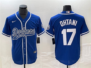 Shohei Ohtani Los Angeles Dodgers blue jersey