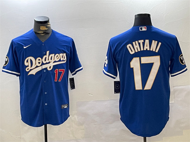 Shohei Ohtani Los Angeles Dodgers blue jersey