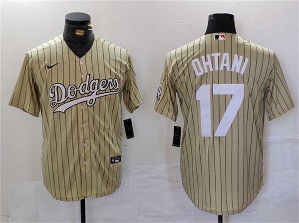 Shohei Ohtani Los Angeles Dodgers cream jersey