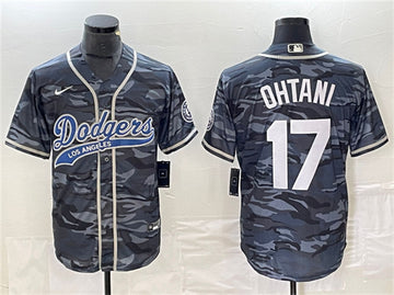 Shohei Ohtani Los Angeles Dodgers gray Camo jersey