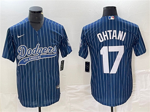 Shohei Ohtani Los Angeles Dodgers navy jersey