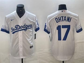 Shohei Ohtani Los Angeles Dodgers white City Connect jersey