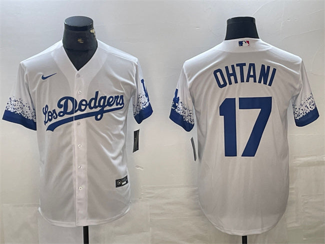 Shohei Ohtani Los Angeles Dodgers white City Connect jersey