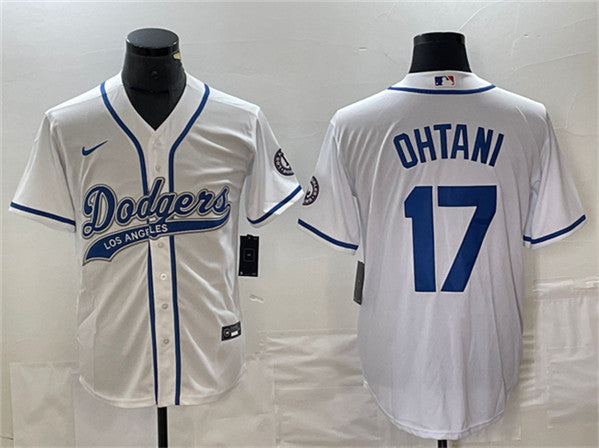 Shohei Ohtani Los Angeles Dodgers white jersey