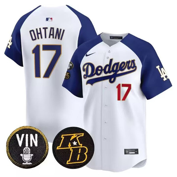 Shohei Ohtani Los Angeles Dodgers white jersey