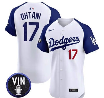 Shohei Ohtani Los Angeles Dodgers white jersey